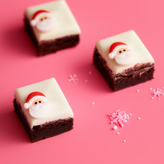 Santa Icing Decorations 8pk