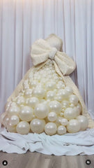 Silk Oyster White Balloons