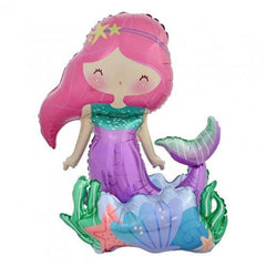 Mermaid Standing Foil Balloon