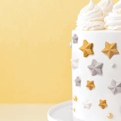 Shimmer Stars Icing Decorations 9pk