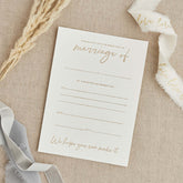 Gold Wedding Reception Invitations
