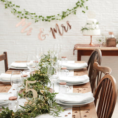 Wooden Wedding Table Numbers 12pk