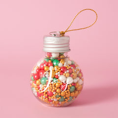 Yuletide Mix Sprinkle Orb Decorations