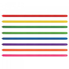 Metallic 260T Modelling Twisting Balloons 50pk - The Party Room