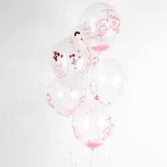 Bridal Shower Confetti Balloons 6pk - The Party Room