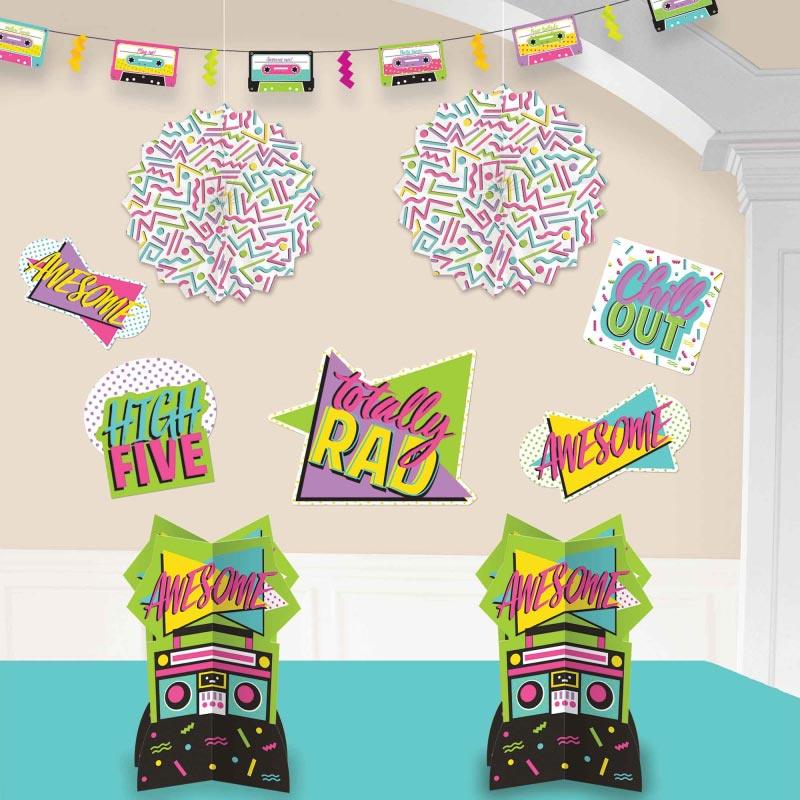 80's Party Room Decorating Kit - The Party Room
