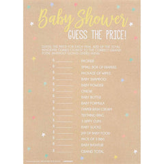 Baby Shower Guess the Price Game - The Party Room