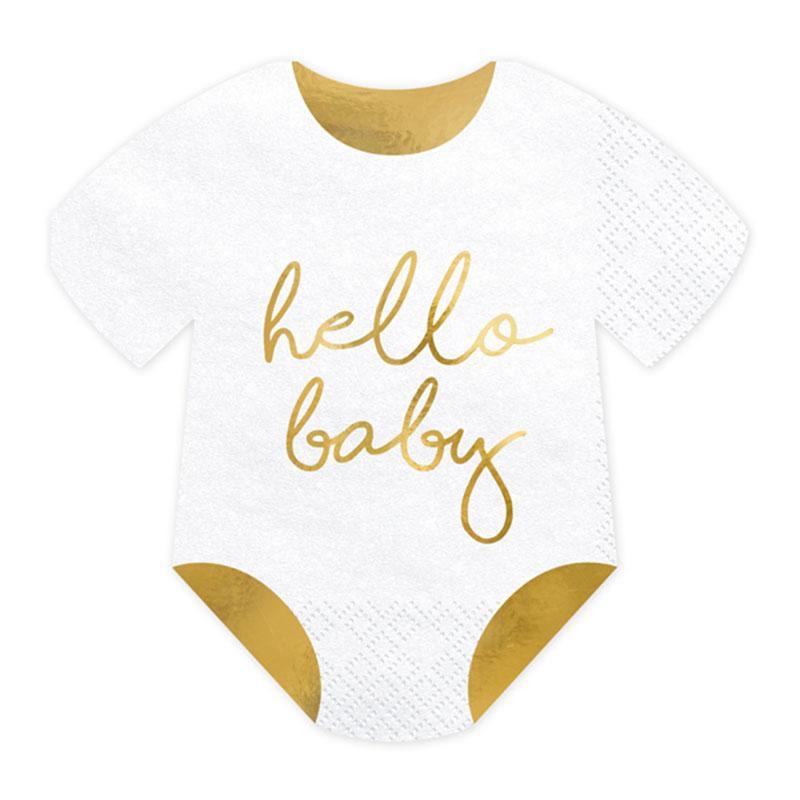 Baby Onesie Napkins - The Party Room