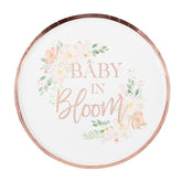 Baby in Bloom Floral Plates - The Party Room