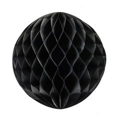 Black Honeycomb Balls 25cm - The Party Room