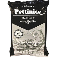 Pettinice Black Fondant Icing - The Party Room