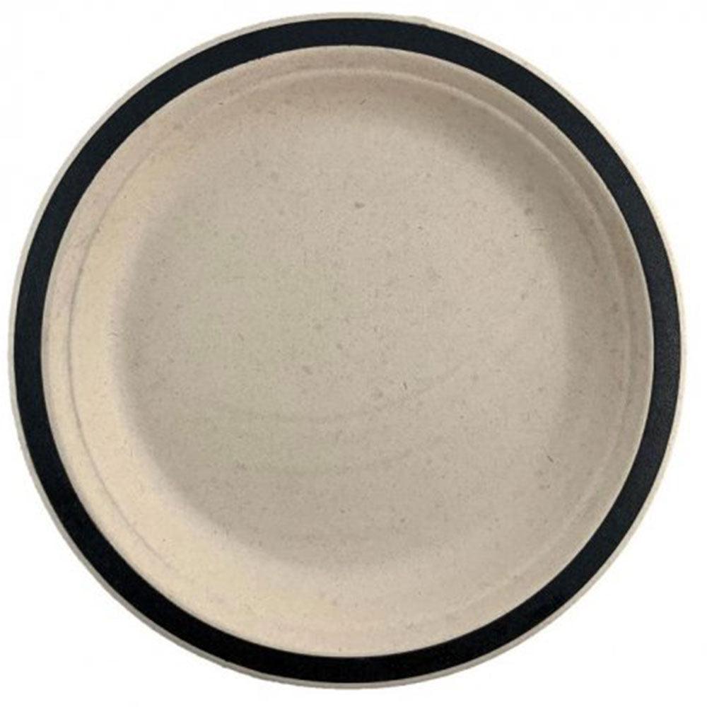 Sugarcane Large Plates | Black 10pk - The Party Room