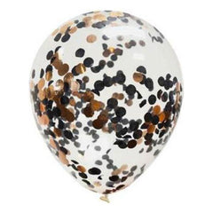 Confetti Balloons - Rose (3 Pack) - The Party Room