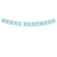 Blue Happy Birthday Banner - The Party Room