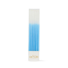 Tall Blue Ombre Candles - The Party Room