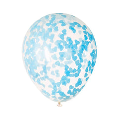 Blue Hearts Confetti Balloons - The Party Room