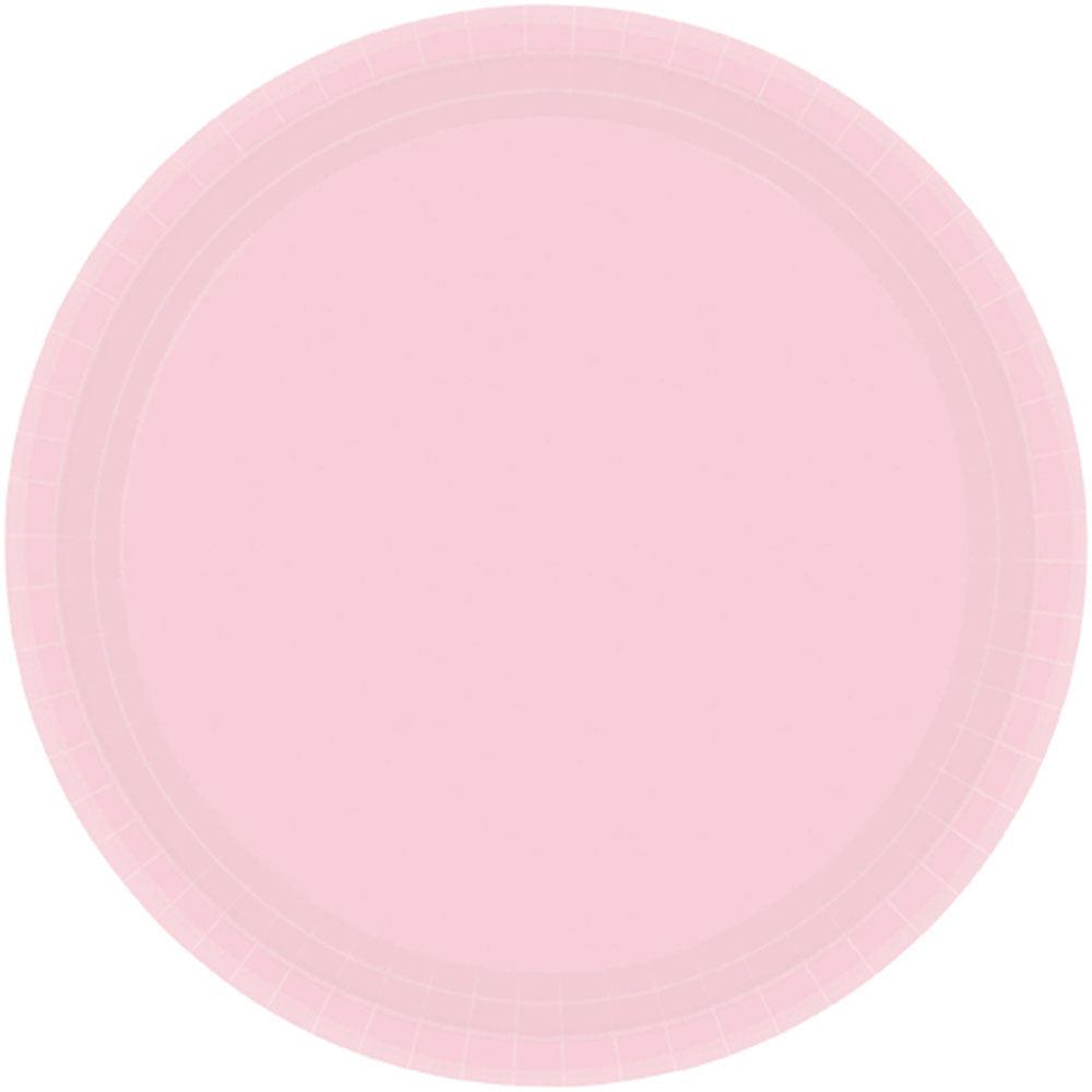 Blush Pink Large Plates 20pk - The Party Room
