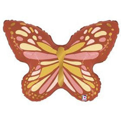 Large Boho Butterfly Foil Balloon - The Party Room
