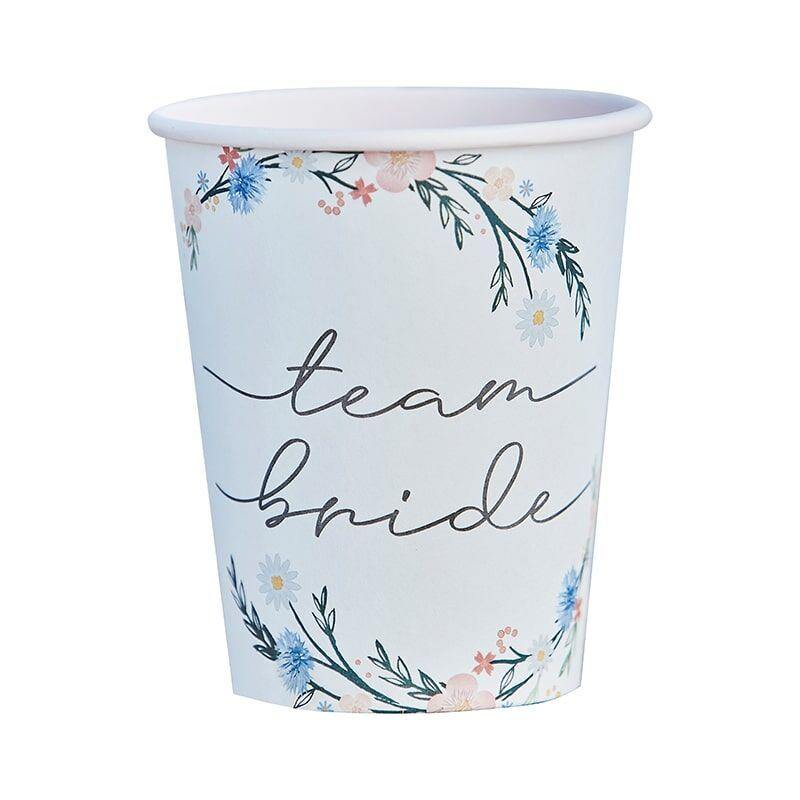 Boho Team Bride Hen Party Cups - The Party Room