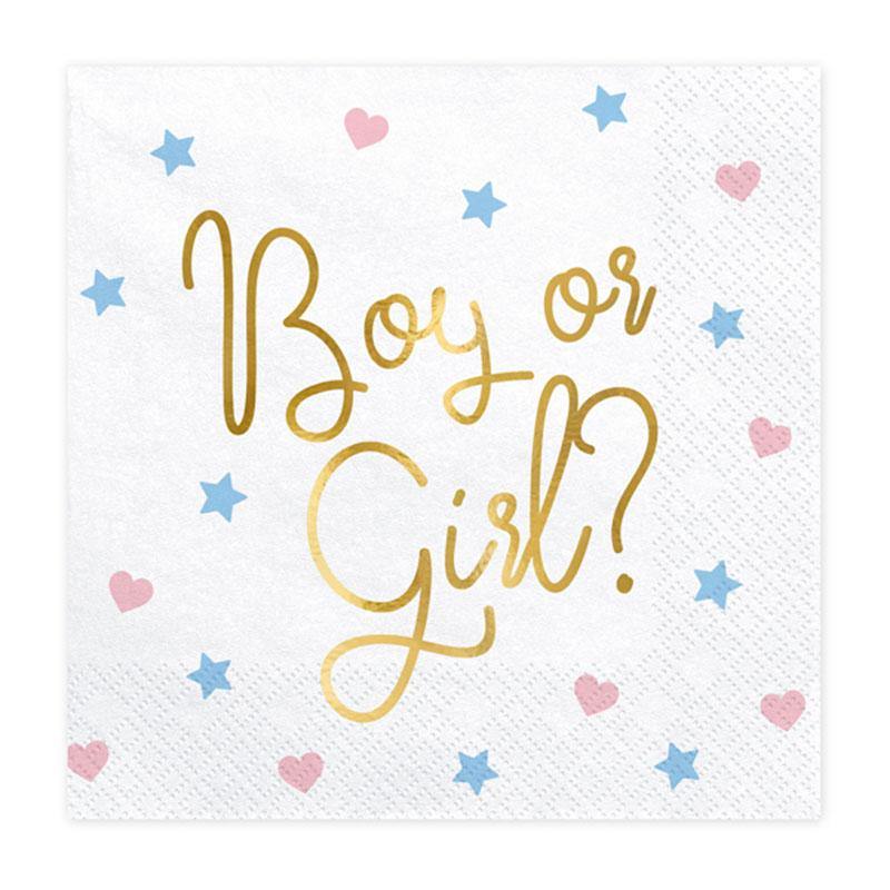 Boy or Girl Napkins - The Party Room