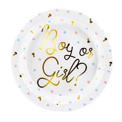 Boy or Girl Plates - The Party Room