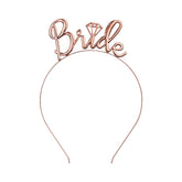 Rose Gold Bride Headband - The Party Room