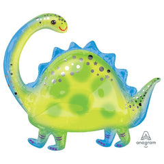 Large Brontosaurus Foil Balloon - The Party Room