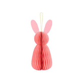 Pink Bunny Honeycomb Decoration - The Party Room