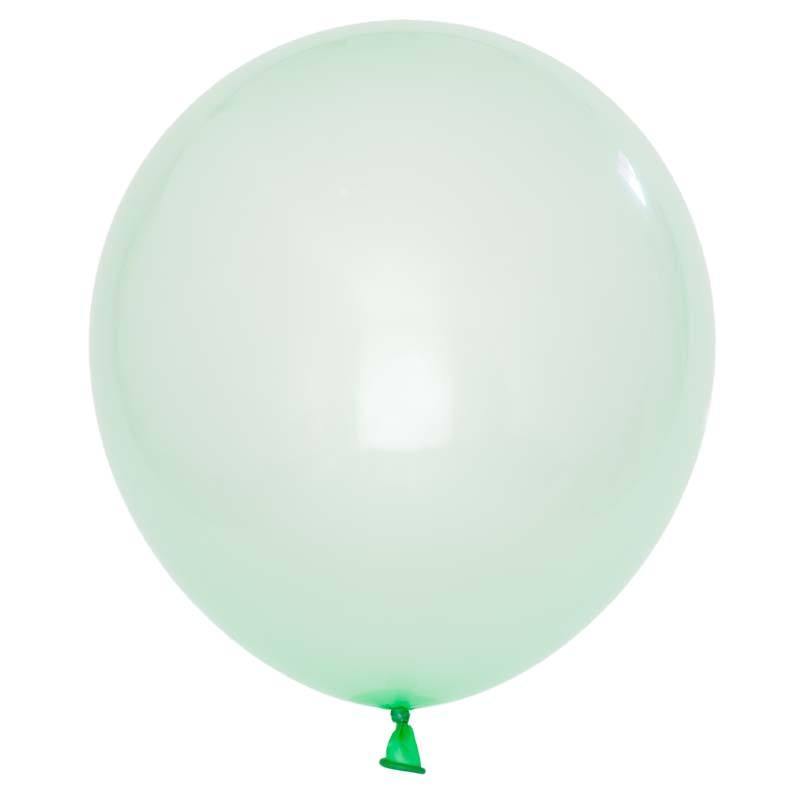 Crystal Pastel Green Balloons - The Party Room