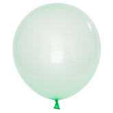 Crystal Pastel Green Balloons - The Party Room