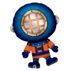 Jumbo Deep Sea Diver Foil Balloon - The Party Room