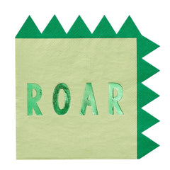 Roar Dinosaur Napkins 16pk - The Party Room