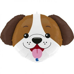 Jumbo Dog Head Foil Balloon - The Party Room