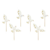 Dove Cupcake Toppers 6pk - The Party Room