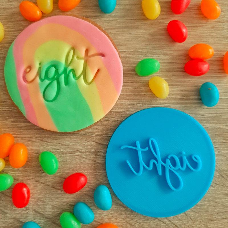 Eight Fondant Stamp - The Party Room