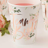 Floral Team Bride Cups 8pk - The Party Room