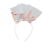 Bride To Be Hen Party Veil Headband - The Party Room