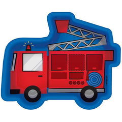 Fire Truck Plates - The Party Room