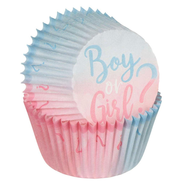 Gender Reveal Cupcake Baking Cups 75pk NZ The Party Room