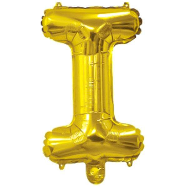 Gold Foil Letter Balloons - I - The Party Room