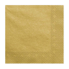 Gold Napkins 20pk - The Party Room