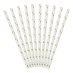 Gold Star Straws - The Party Room