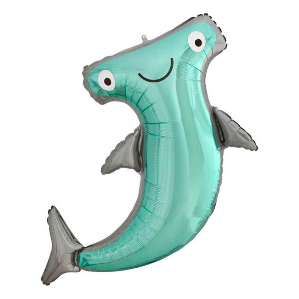 Jumbo Hammerhead Shark Foil Balloon - The Party Room