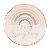 Happy Everything Natural Rainbow Plates - The Party Room