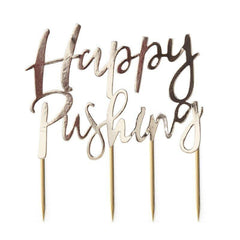 Happy Pushing Cake Topper - The Party Room