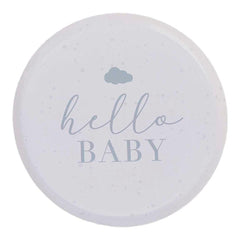 Hello Baby Neutral Baby Shower Plates 8pk - The Party Room