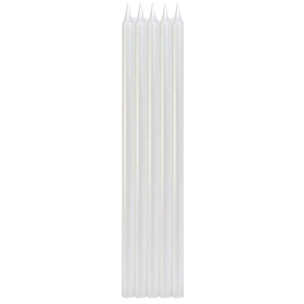 Iridescent Tall Candles 10pk - The Party Room