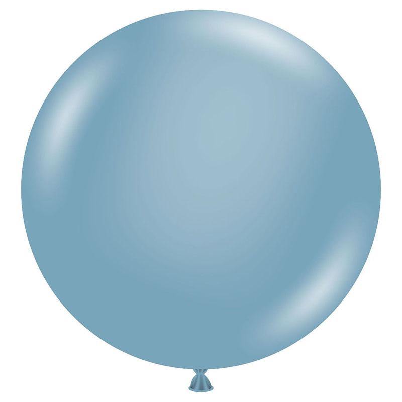 Large 90cm Blue Slate Balloons - The Party Room