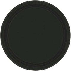 Large Black Plates (20 Pack) - The Party Room
