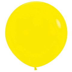 Large 60cm Yellow Balloons - The Party Room
